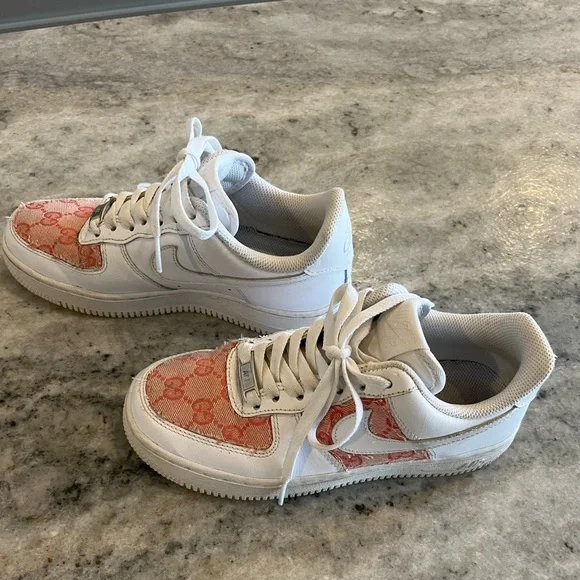 Nike Shoes Custom Gucci Air Force Still In Great Condition